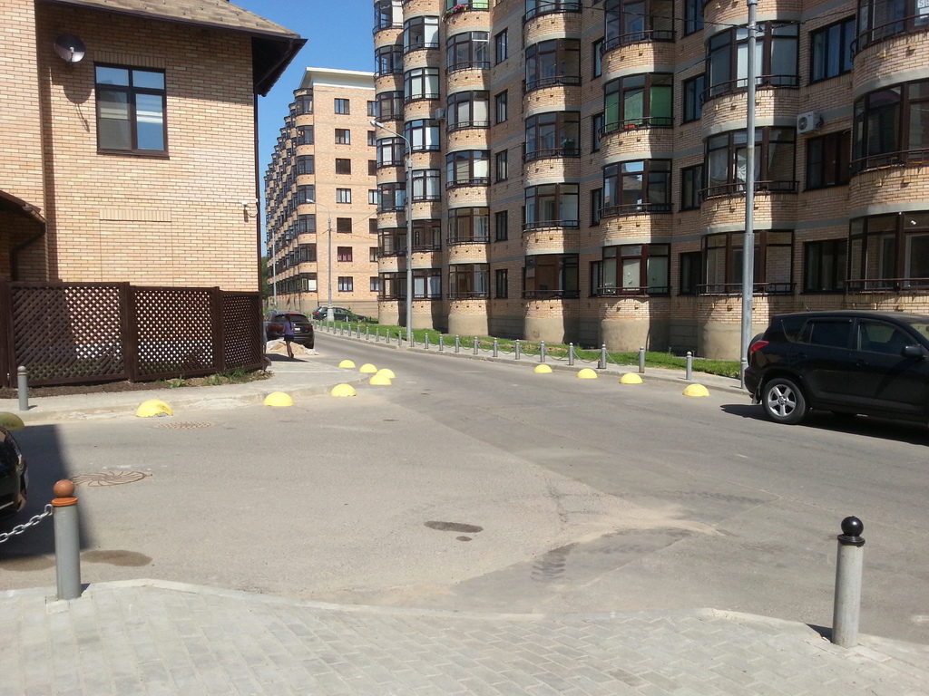 Полусферы у тауна