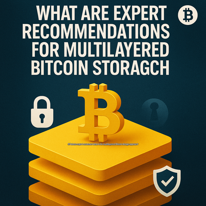 What are expert recommendations for multilayered Bitcoin storage approach