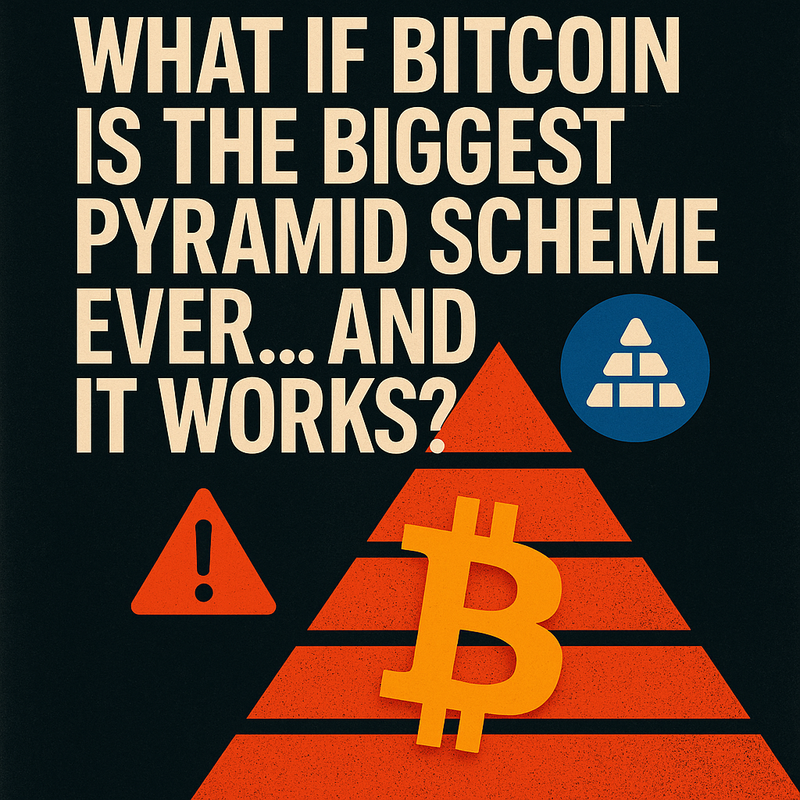 What if Bitcoin is the biggest pyramid scheme ever… and it works?