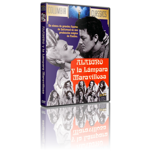 Portada - Aladino y la Lámpara Maravillosa [DVD5Full] [Pal] [Cast/Ing/Ale] [Sub:Cast] [Aventuras] [1945]