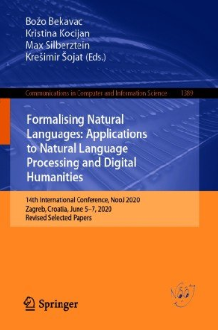 Formalising Natural Languages: Applications to Natural Language Processing and Digital Humanities