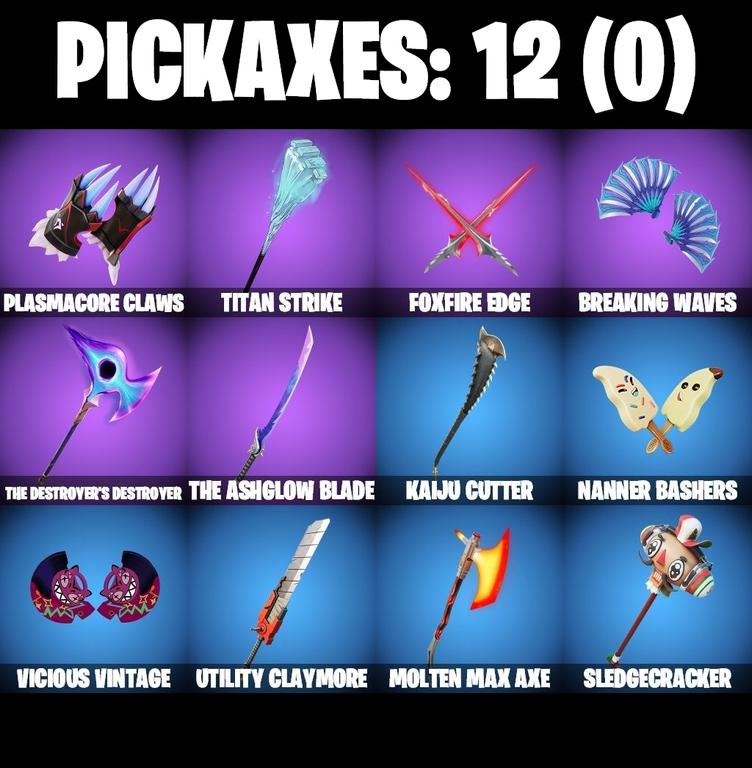 pickaxes comp