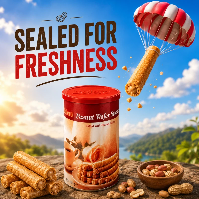 Bolero Peanut Wafer Sticks