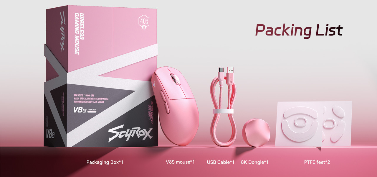 SCYROX V8S パッケージ内容
