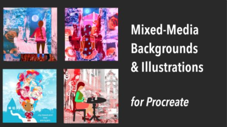 Mixed-Media Backgrounds for Illustrations in Procreate