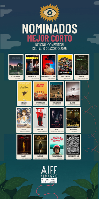 CORTOMETRAJES SELECCIONADOS EN EL FESTIVAL INTERNACIONAL DE CINE DE ALMAGRO 2025