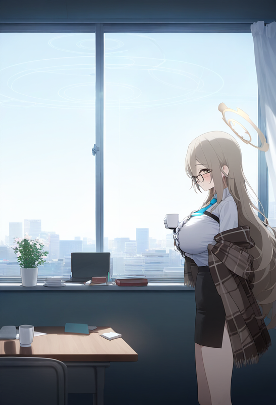 1girl, akane (blue archive), blue archive, official art, alternate costume, alte s-4167752495