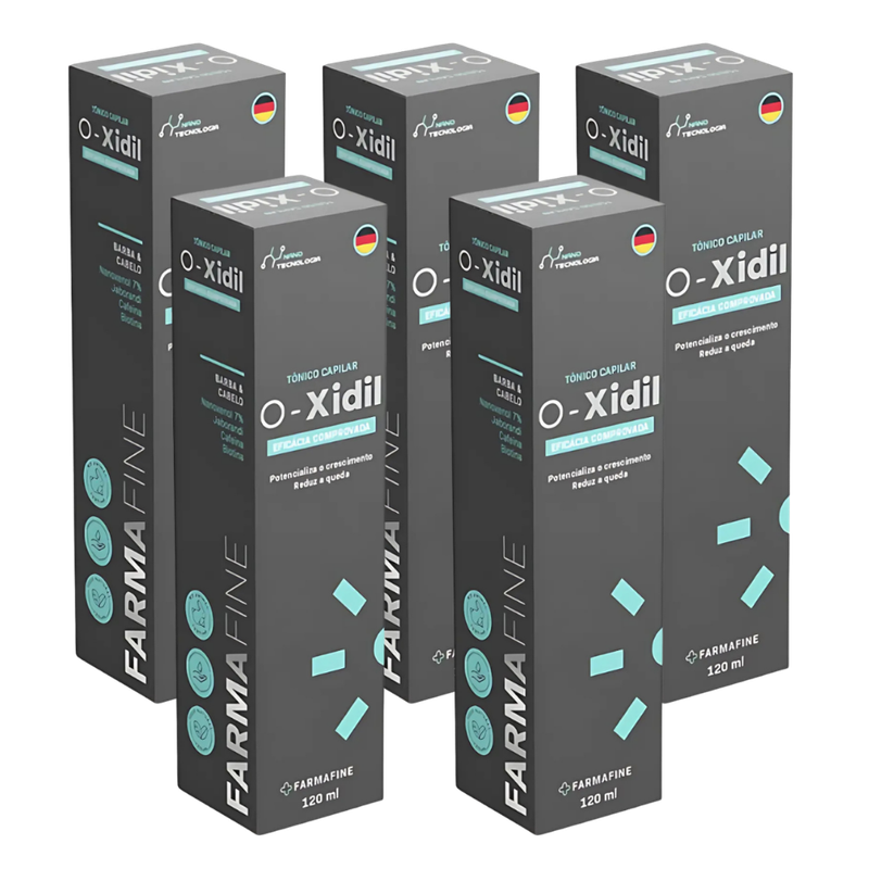 5 Frascos O-Xidil