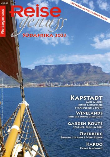 Cover: Reisegenuss Magazin Januar 2023