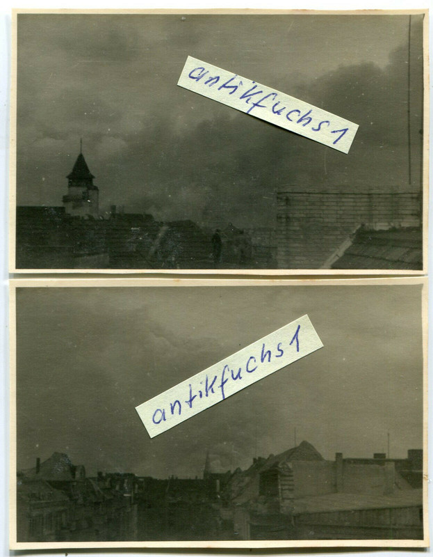 nach dem Luftangriff 15km südlich v.Gustav-2 auf Berlin im März 1945