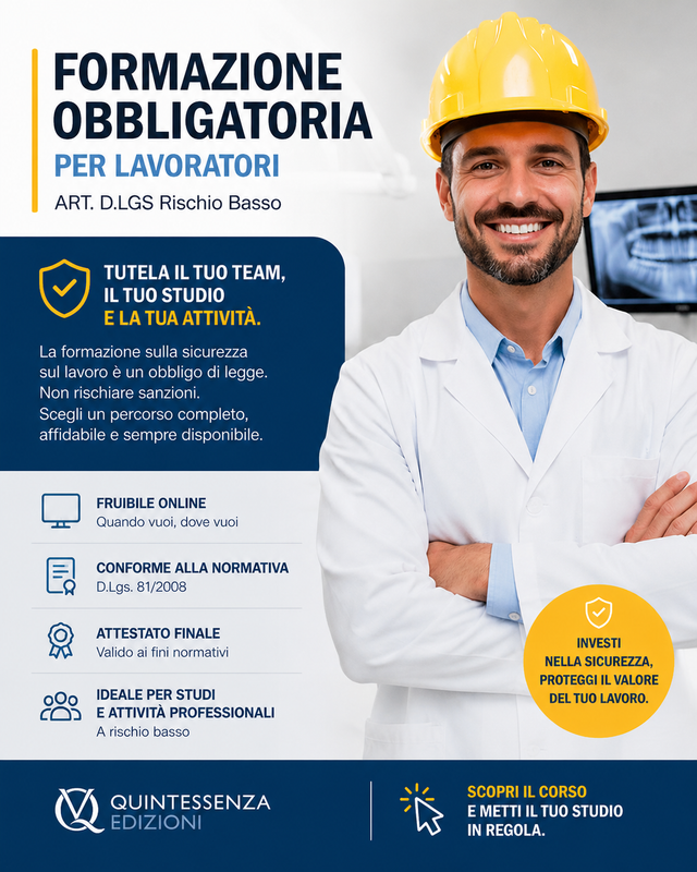 Formazione generale e specifica per i lavoratori (Art. 37 D.lgs. 81/08) - RISCHIO BASSO 8 ORE