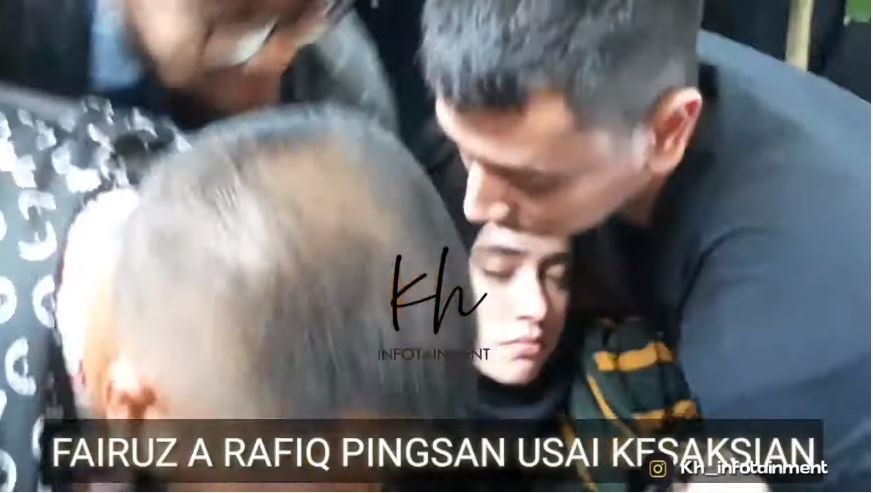 Fairuz A Rafiq pingsan setelah memberikan kesaksian