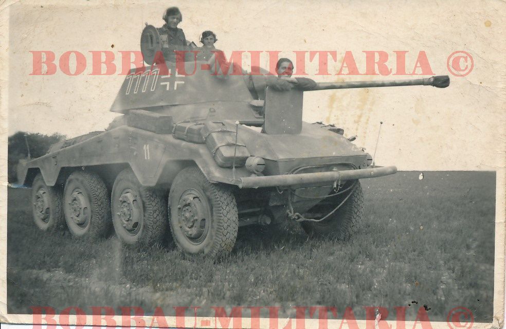 Panzerspähwagen SdKfz. 234 PUMA Turmnummer 1111 Normandie 1944 P