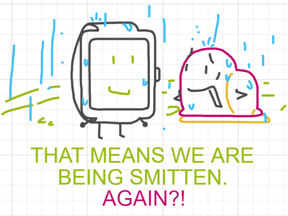 A panel from A Murder On The, episode six of the Board Boards object show by Furretwalk/WalkingFurret.