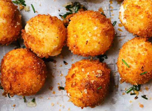 Doble Combinación De Bolitas Crujientes De Carne