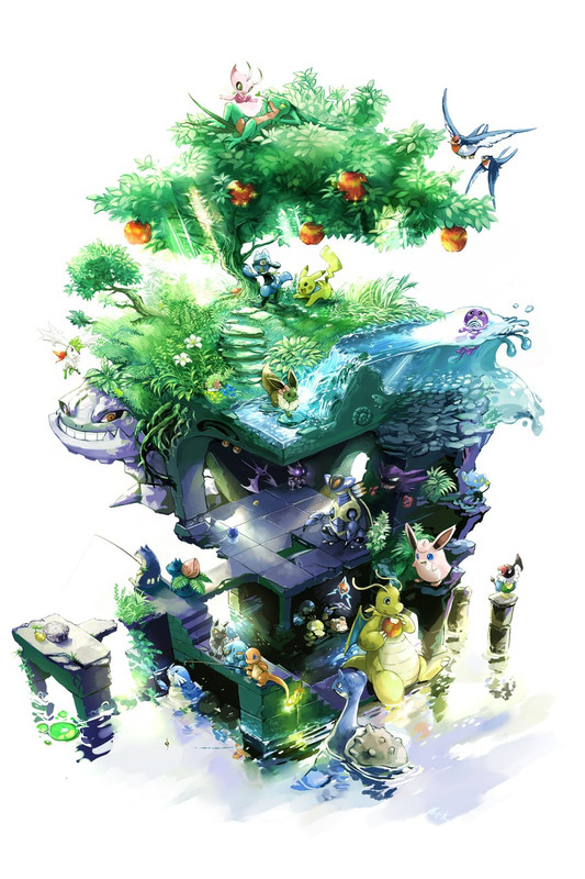 pikachu-eevee-piplup-rotom-charmander-an