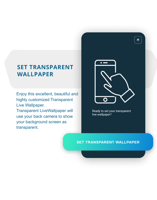 Transparent Live Wallpaper -  Android App - 5