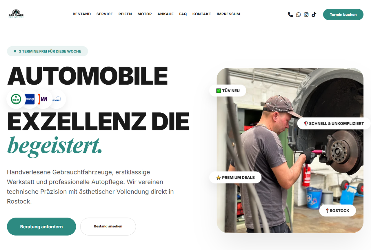 Referenz Car Place Rostock