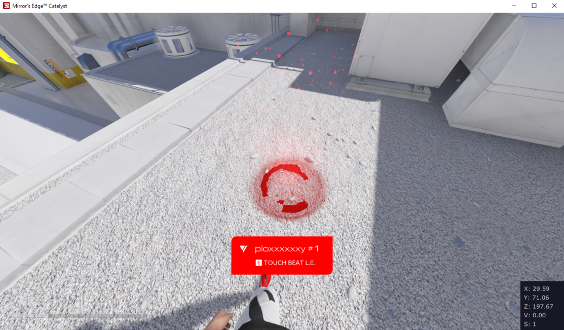 Screenshot from the game client, showing the successful placement of a Beat L.E (May 24th, 2024.)