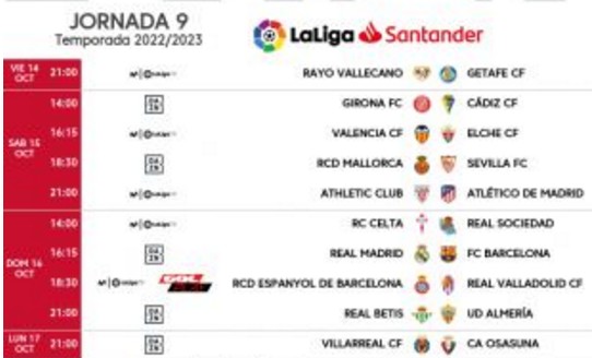  2022-2023  | 9ª Jornada |  R.C. Celta 1-2 Real Sociedad 26-9-2022-23-9-42-7
