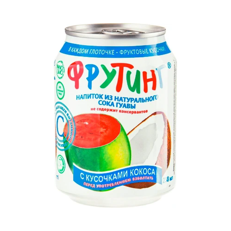 Напиток с кусочками фруктов. Напитки а4 с кусочками кокоса. Напиток с кусочками кокоса фрутинг. Напиток сокосодержащий фрутинг из сока гуава с кусочками кокоса. Напиток фрутинг.