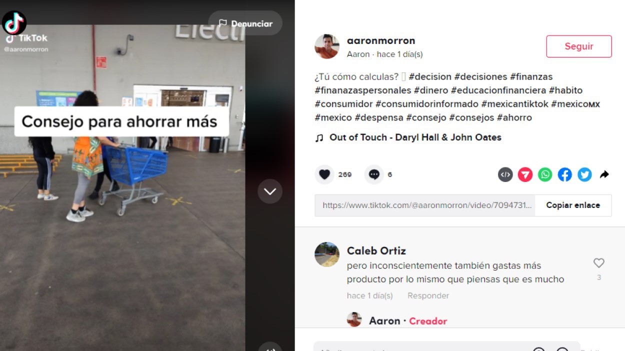 TikTok te revela tips de compra para ahorrar más