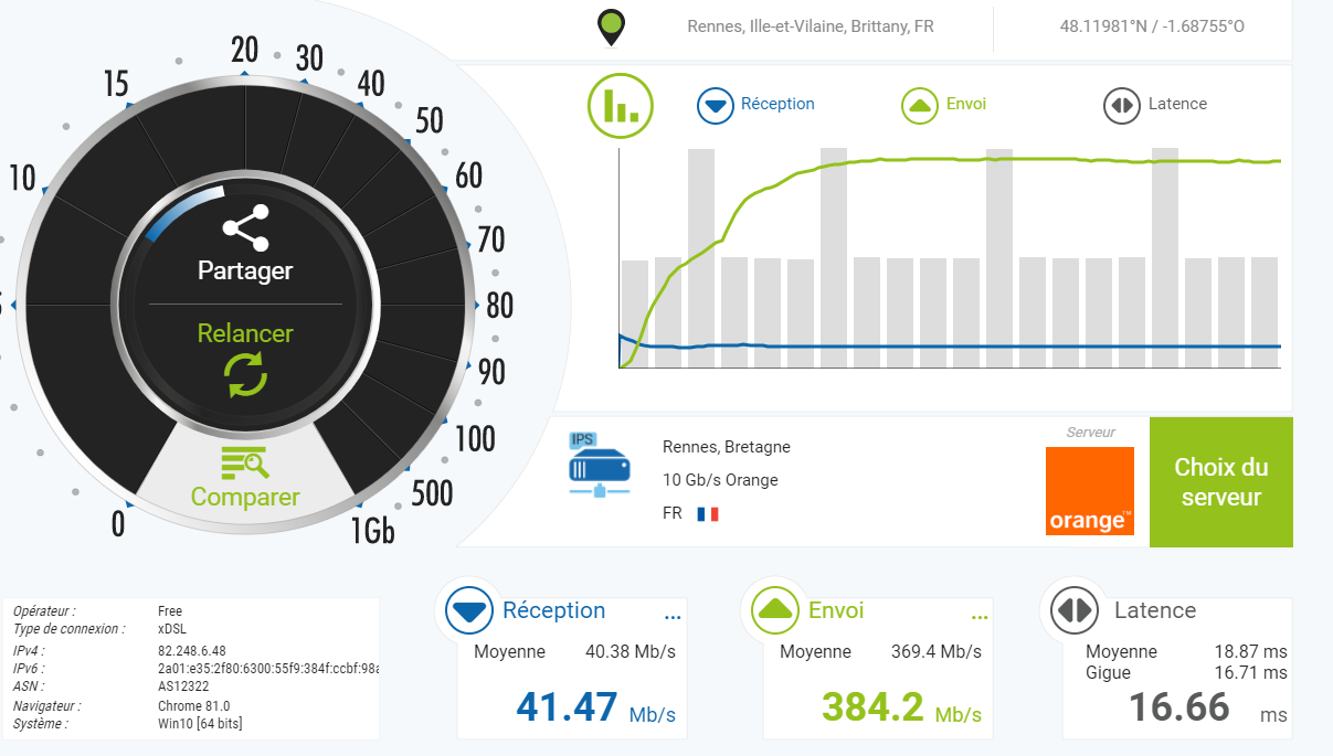 2020-04-22 10_02_41-Test de débit - Speed test _ testez la vitesse de votre connexion Internet - nPe