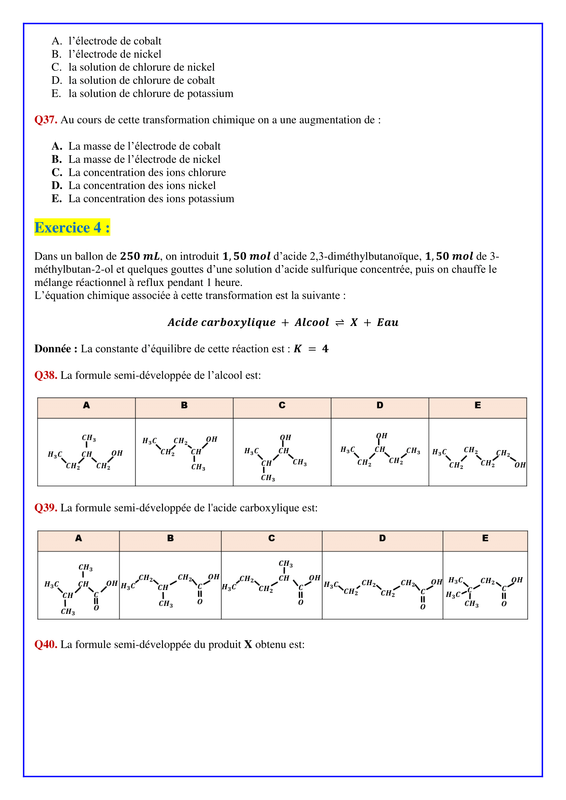 Épreuve Chimie 2023 - Page 2 Page 2 Chimie Concours Médecine 2023