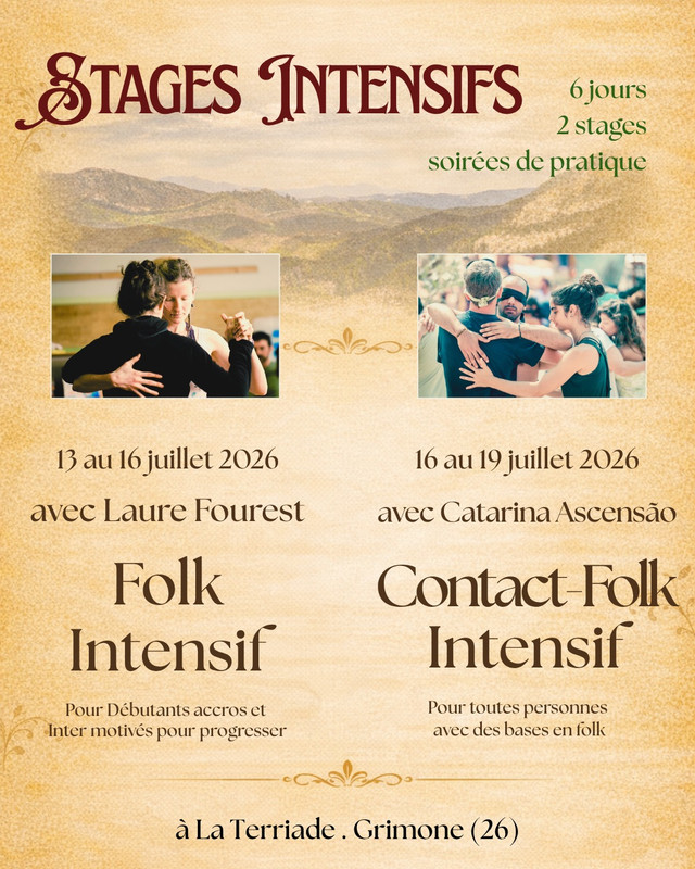 Stages Intensifs Folk & Contact-Folk