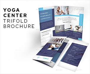 Yoga Studio Trifold Brochure - 2