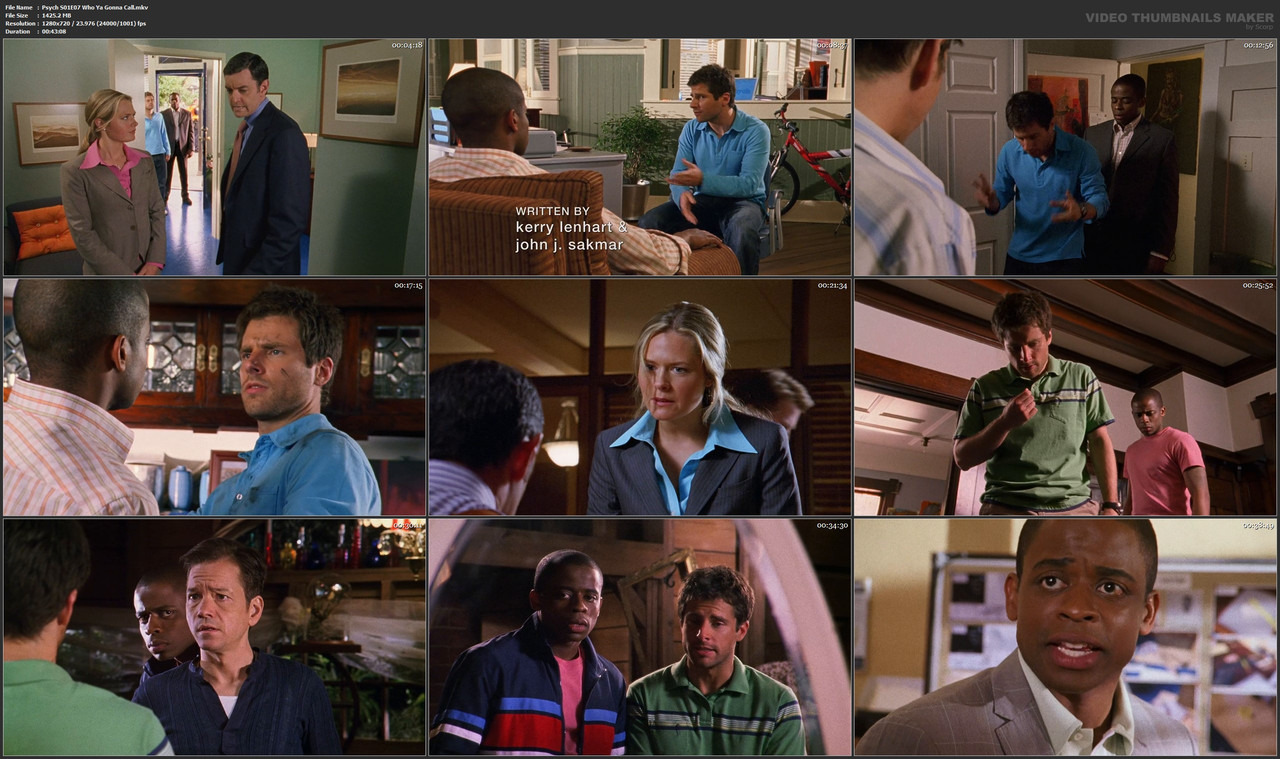 Psych S01E07 Who Ya Gonna Call.mkv
