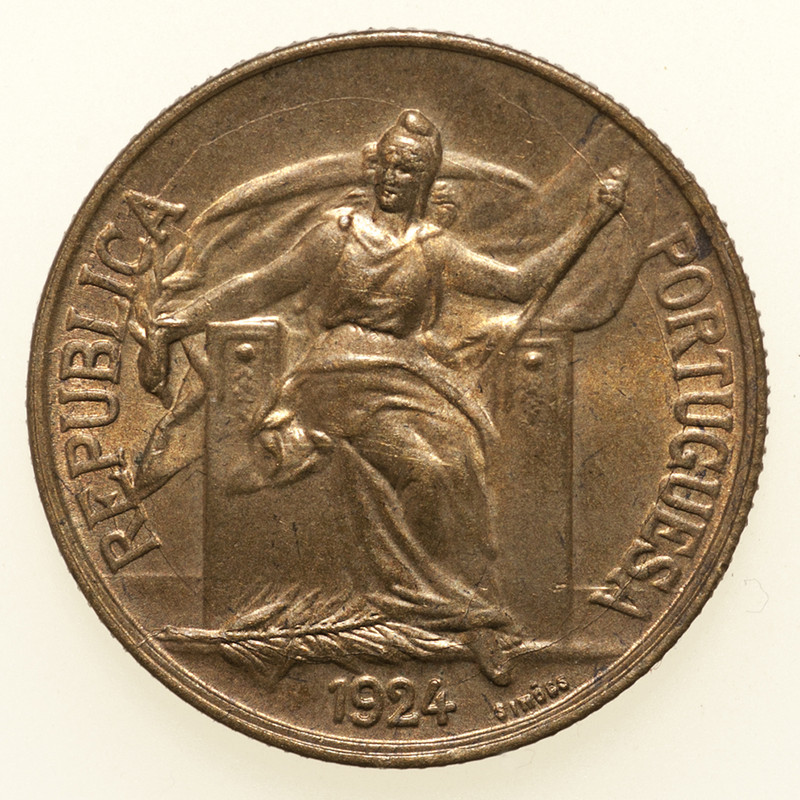 1 escudo Portugal 1924 PAS6077