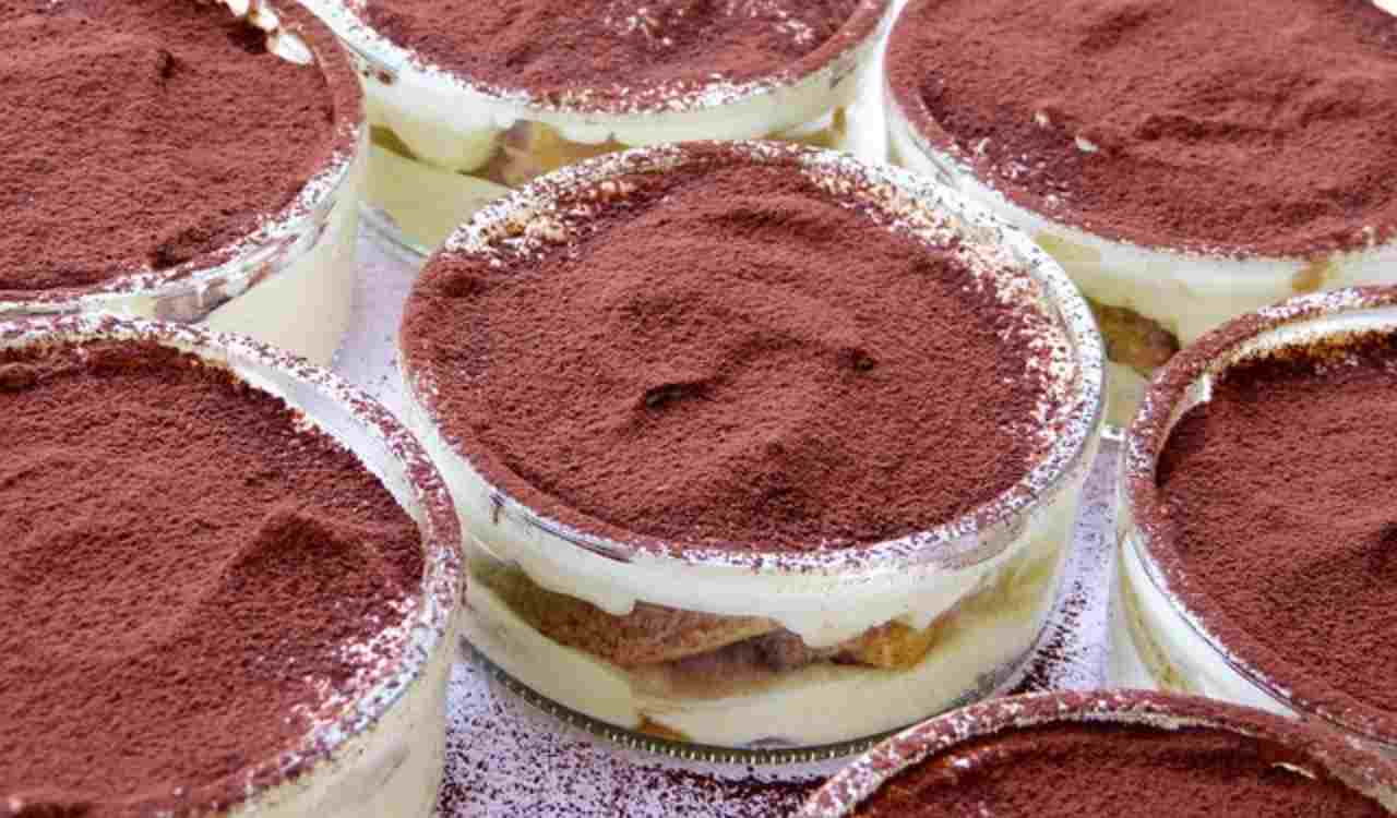 tiramisu pezzi di vetro