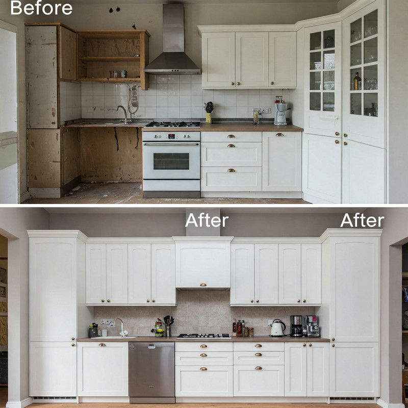 Furniture and kitchen assembly 1