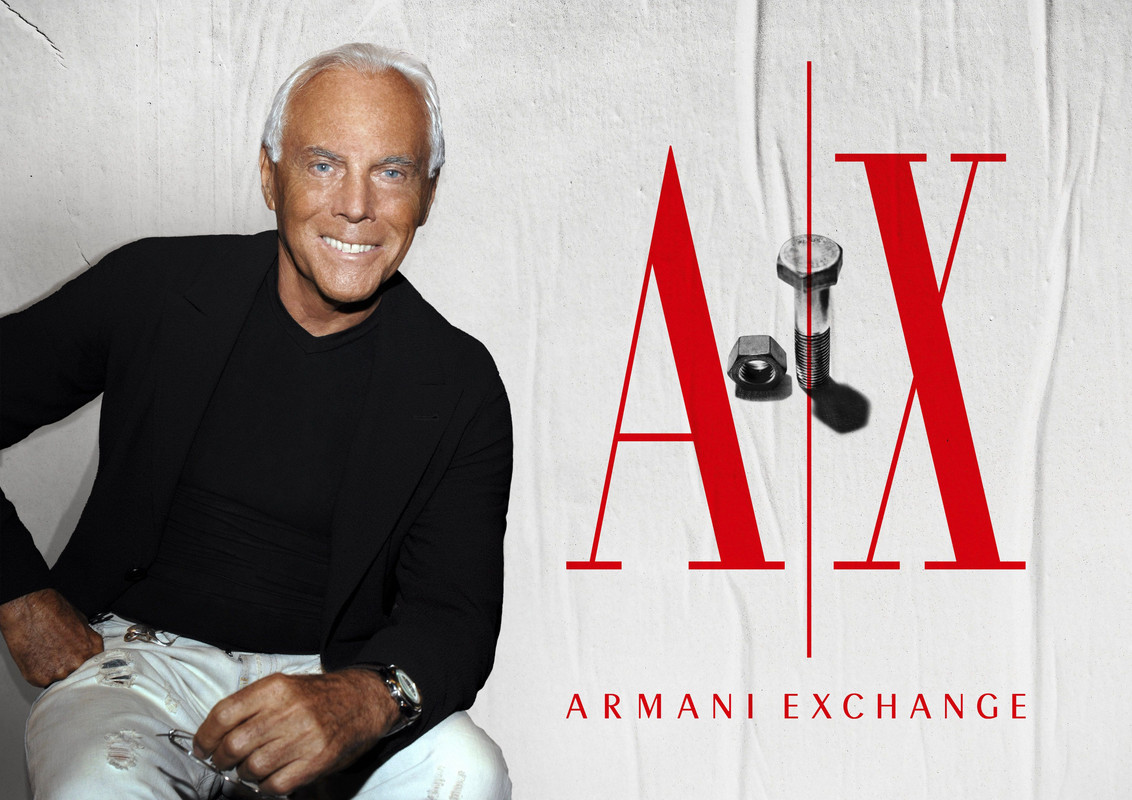 Armani Exchange apre il primo negozio a Milano