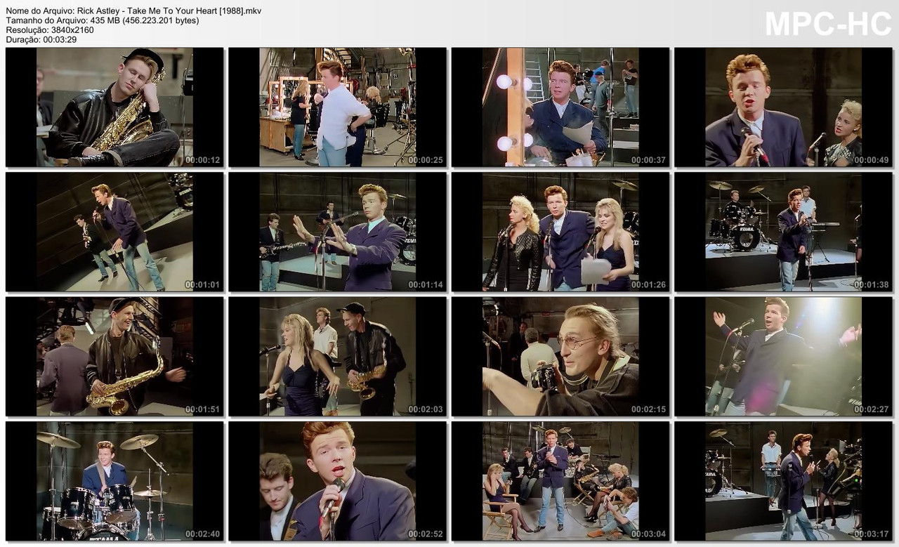 Rick Astley - Take Me To Your Heart (Official Video 4k 2160p) [1988]