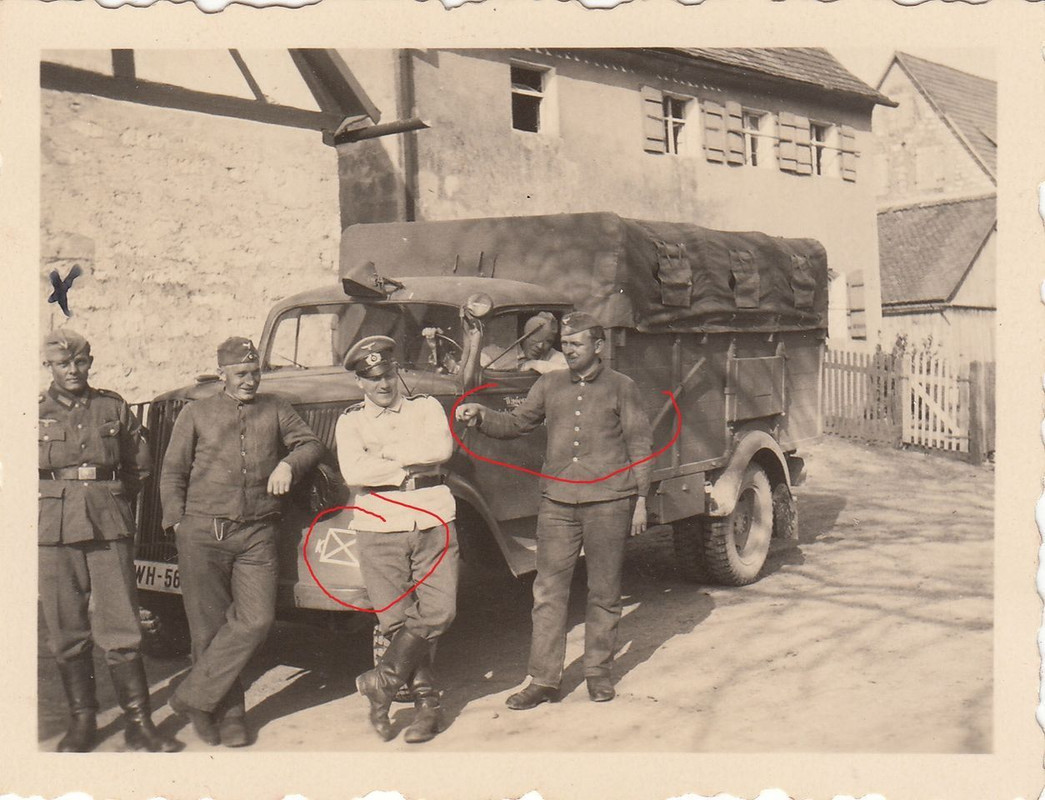 Soldat LKW Büssing Opel Mercedes Benz Kennung