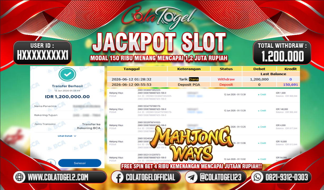 JACKPOT SLOT GACOR!!