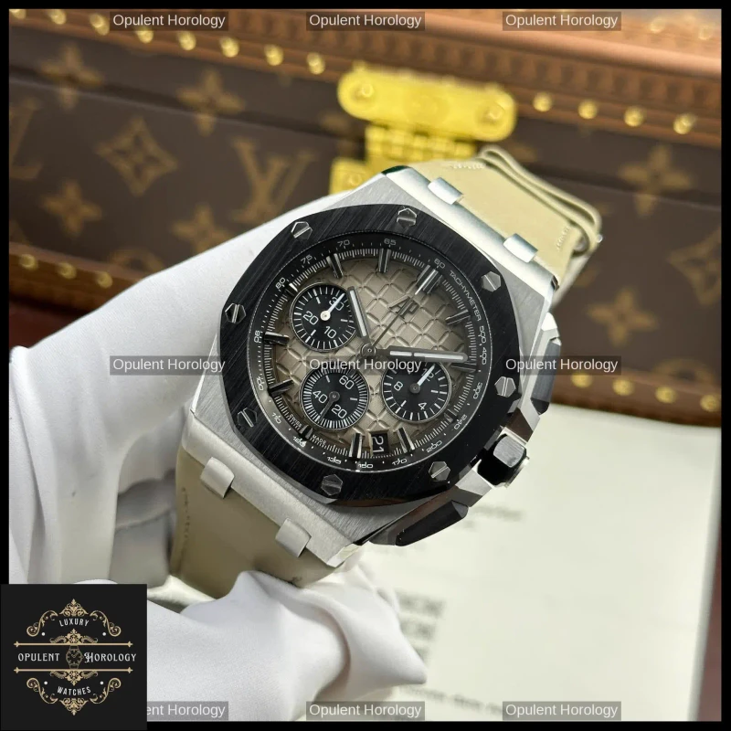 Audemars Piguet Royal Oak Offshore Chronograph 26420 43mm Gray Dial Automatic Caliber 4401 - Super Clone - Super Clone