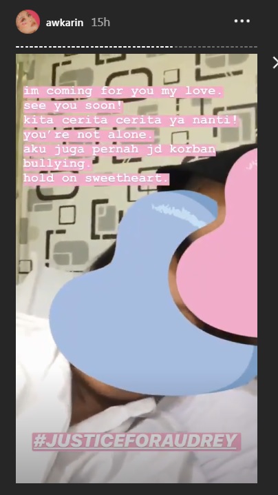 Awkarin dukung Audrey