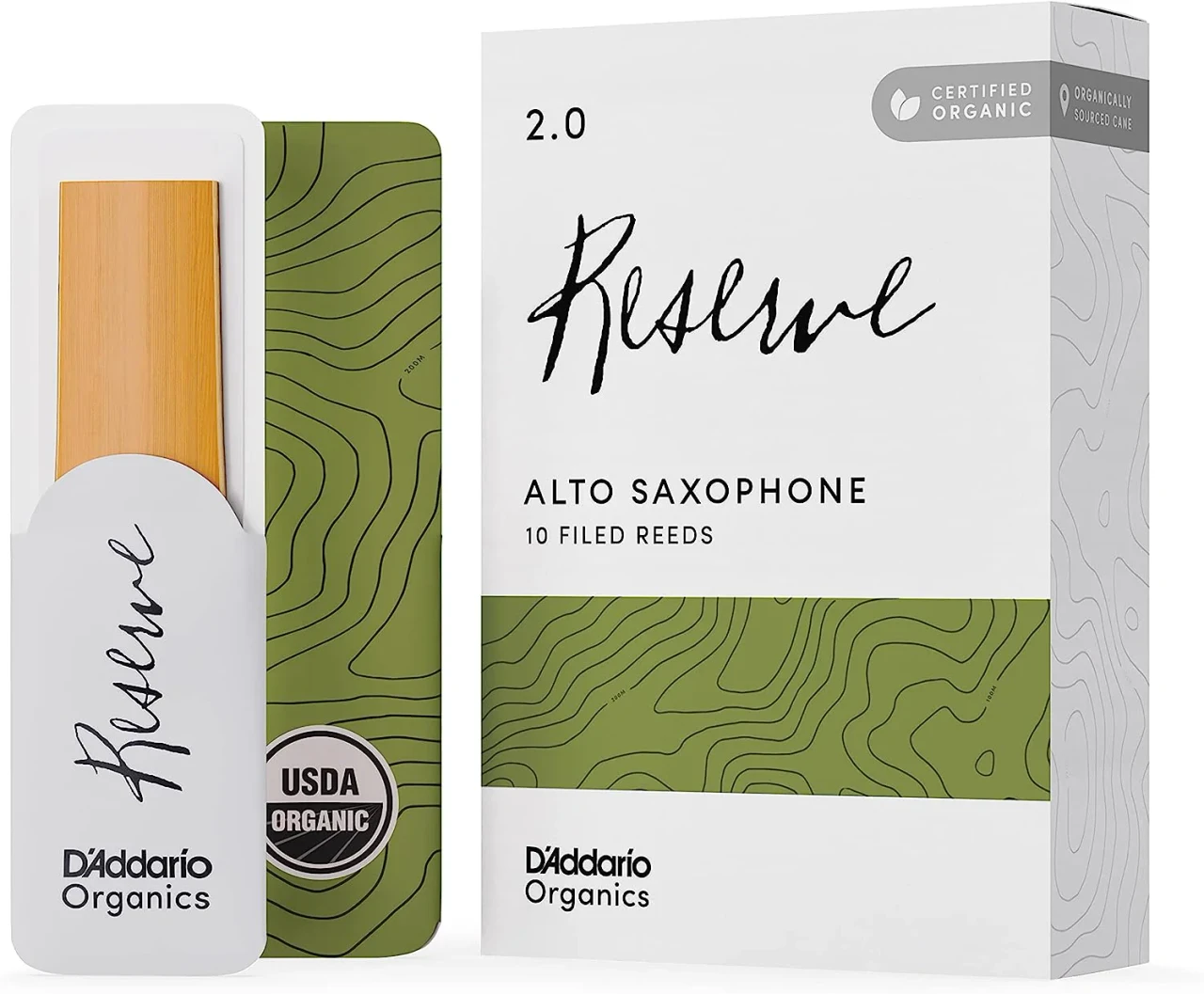 D'Addario Organic Reserve тростини для альт-саксофона
