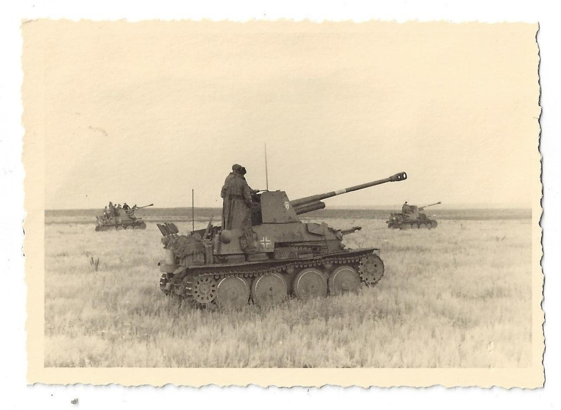 orig. Foto, Panzer, Panzerjäger Marder III mit K