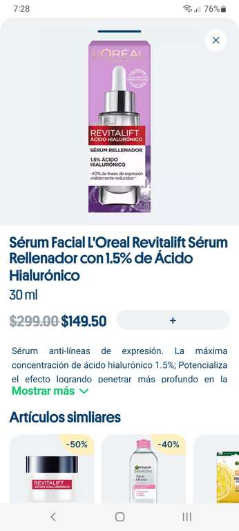 JOKR Loreal ácido hialurónico 50% 
