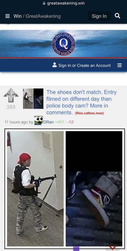 The shoes don't match. Entry filmed on different day than police body cam More in comments. - The Gr