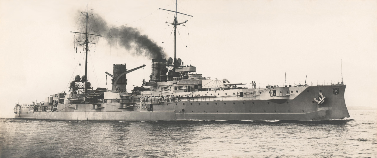 Большой крейсер SMS Blücher.