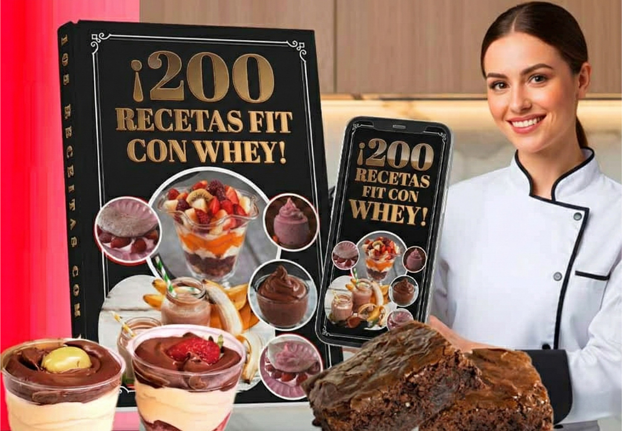 200 Recetas Fit con Whey Protein - Oferta