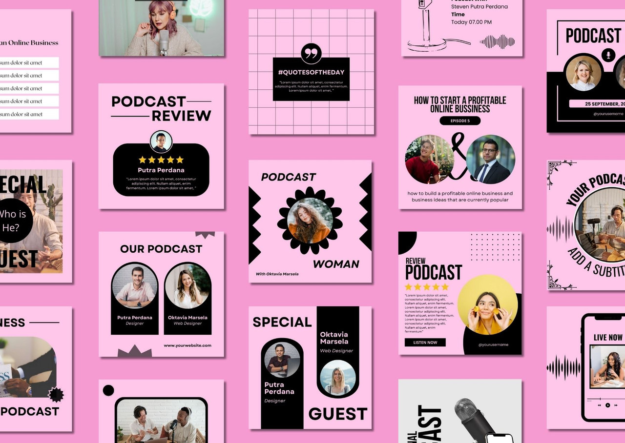 Podcast Social Media Templates
