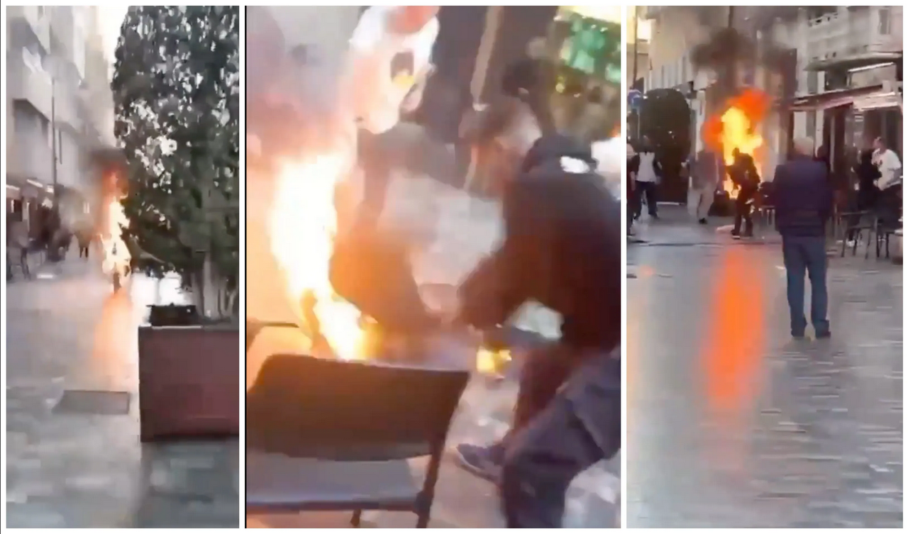 Tragedia en España: Muere tras rociarse gasolina y prenderse fuego en la calle