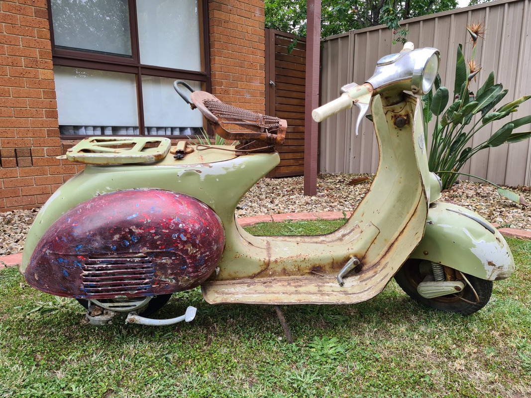 1958 VN1T Vespa Body Refurbishment : Vintage Vespa Forum : Two