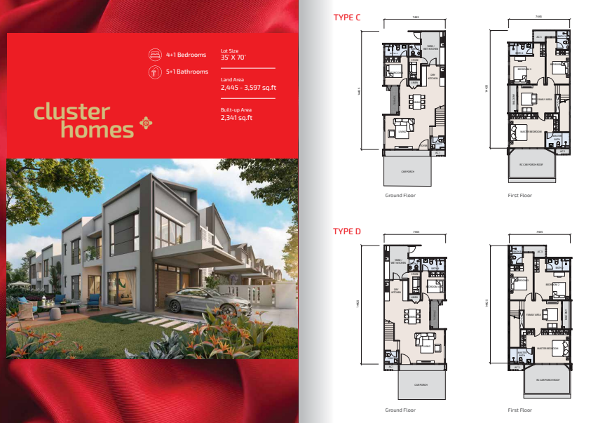 Casablanca 3 Type B floor plan in Setia Alam Impian, Shah Alam, Selangor